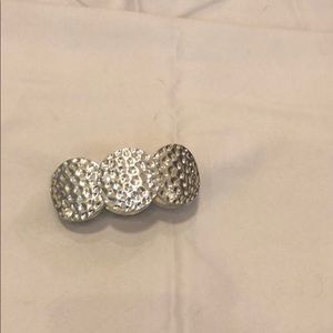 Silver bangle bracelet